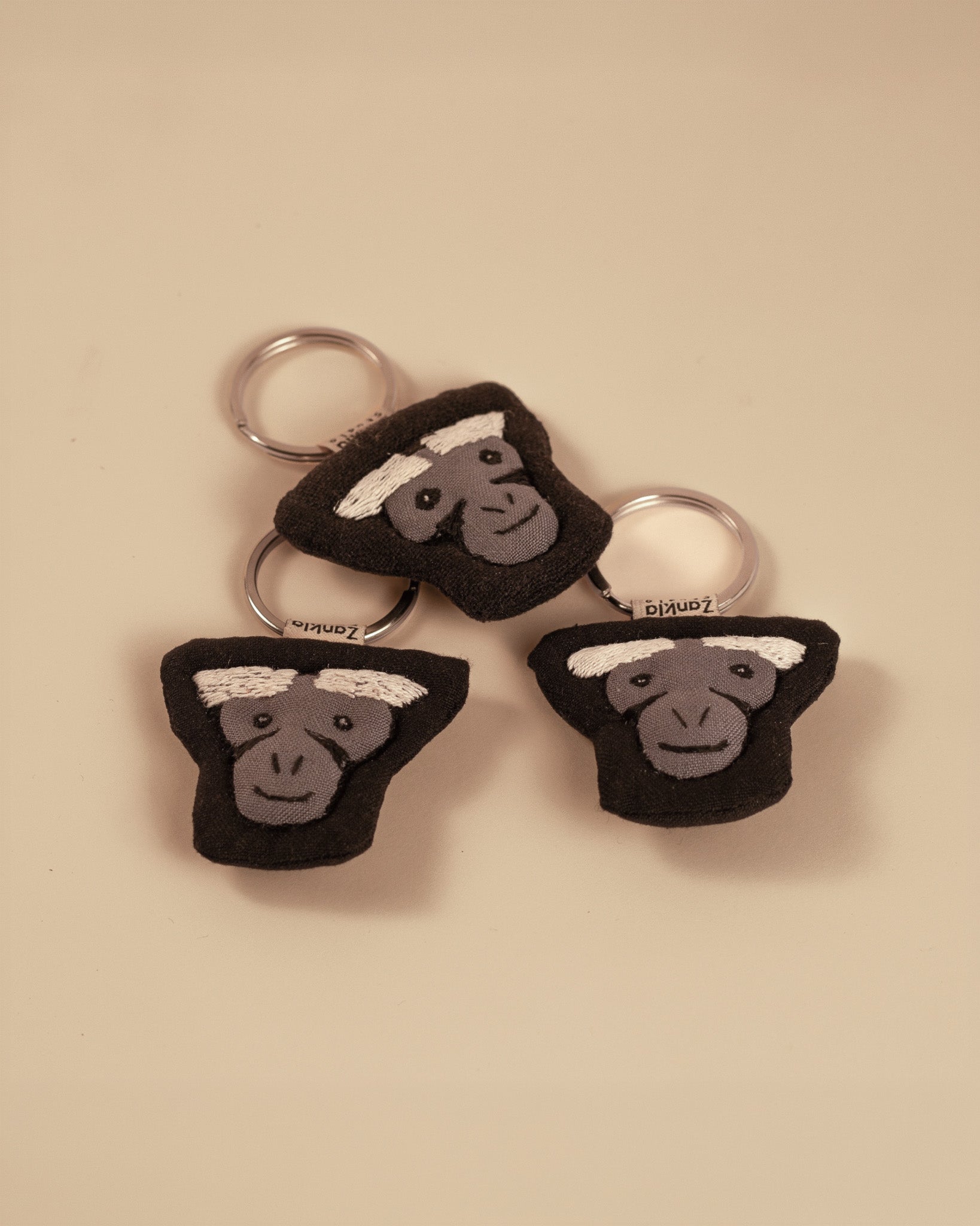 Hoolock Gibbon Keychain